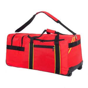 Sacs de sport à roulettes pour pompiers certifiés BSCI, sacs de transport à roulettes pour équipement de pompier, sacs de service pour pompiers - Product Image 3