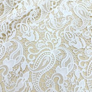 <span class=keywords><strong>Tela</strong></span> <span class=keywords><strong>de</strong></span> Encaje Guipur Bordado Paisley Premium, Encaje Soluble en Agua - Bordado <span class=keywords><strong>de</strong></span> Alta Densidad para Vestidos <span class=keywords><strong>de</strong></span> Novia <span class=keywords><strong>de</strong></span> Lujo - Product Image 5