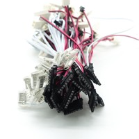 Konektor Kabel Kawat JST XH2.54 Single/Dual Head 2 P-12P 12 Pin Pitch Putih Biru Male Female IP66 Berlapis PVC Buatan Pabrik Cina