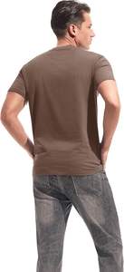 Camiseta de algodón 100% para hombre, camisetas ligeras con estampado de logotipo personalizado más vendidas a la venta - Product Image 5