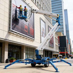 Plataforma Elevadora Araña Remolcable con Giro de 360°, Elevador Hidráulico de 22m, Mesa Elevadora Eléctrica - Product Image 5