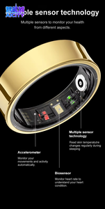 AICITY Health Care Q9 Smart Ring, moniteur <span class=keywords><strong>de</strong></span> fréquence cardiaque, suivi du sommeil, activité multisports, GPS, tracker <span class=keywords><strong>de</strong></span> fitness, contrôle par application, alliage <span class=keywords><strong>de</strong></span> titane, IP67 - Product Image 6