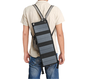 SOONEST USB Changeant Solaire Pliant Panneau Solaire Extérieur Portable 10W Pliant Panneaux Solaires 10W Portable Fenêtre Pliant Panneau Solaire - Product Image 4