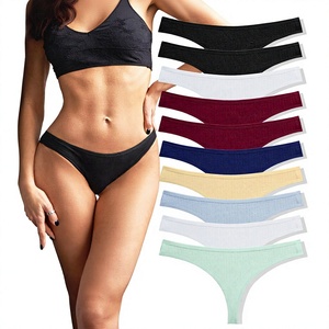Strings sexy imprimés européens et américains en tricot, romantiques, respirants et fins, pour femmes adultes. - Product Image 4