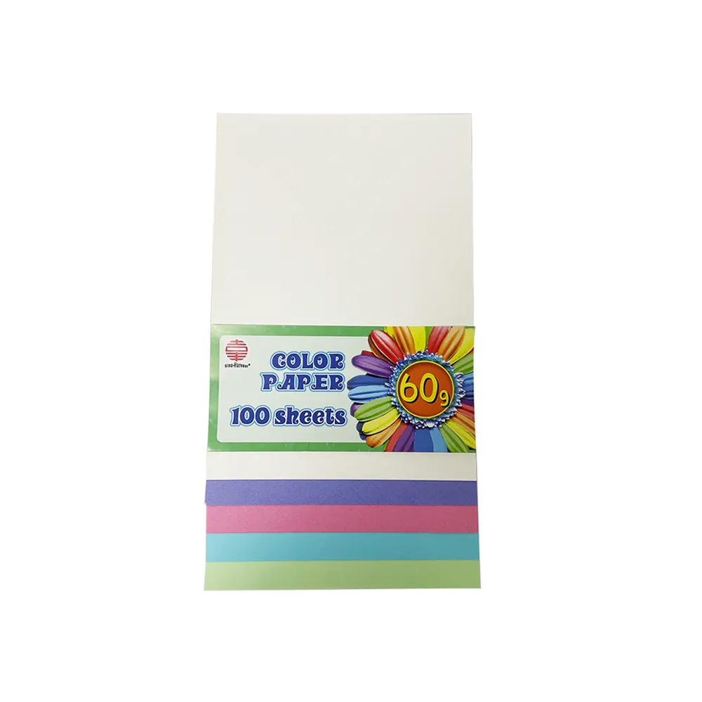 60gsm A4 גודל עותק נייר 100 גיליון מולבן לבן תכליתי עותק הדפסת אג"ח לקדד צבע נייר קרטון טחנת