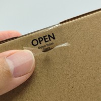 Autocollants d'étanchéité transparents en gros, étiquettes autocollantes à déchirement facile, PVC résistant à l'eau, adhésion partielle sans colle, ronds, pour usage agricole