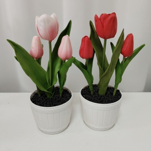 Planta Artificial en Maceta Duofu Misty, Flores de Plástico de Lujo para Decoración de Interiores, Mesa, Halloween, Navidad, Regalos, Hogar, Escuela - Product Image 1