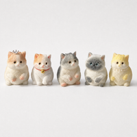 Jouet chaton réaliste en TPR peint à la main, jouet à presser pour les cadeaux de fête, les boutiques de cadeaux et les chaînes de magasins de jouets