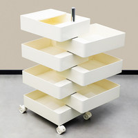 Chariot de rangement personnalisable en acier inoxydable pour salon de coiffure, idéal pour influenceurs – Meuble organisateur pour coiffeur