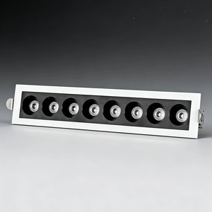 โคมไฟดาวน์ไลท์ LED ฝังฝ้าเพดาน อลูมิเนียมหล่อขึ้นรูป สีขาว 10W 20W 30W สำหรับสำนักงาน ร้านค้า และบ้าน - Product Image 1