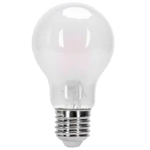 Bombilla LED A60 E27 4W con pantalla mate y filamento, ideal para una iluminación cálida y eficiente en hogares y oficinas. - Product Image 1