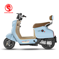 Scooter électrique de marque Asian Dragon, modèle Q8, batterie au lithium 48V, vélo électrique, vitesse de 30 à 50 km/h, pour le transport urbain, CE
