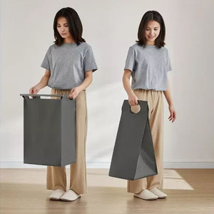 Panier de rangement à linge sur roues OEM ODM avec sac amovible pour salle de bain et salon - Product Image 2