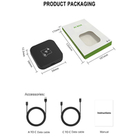 Mini dongle Carplay Ai Box K1F Android Auto filaire à sans fil pour Iphone Car Play