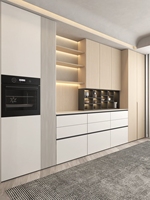 Aparador de Madera Maciza Moderno, Ecológico, Duradero y de Lujo, Personalizado, con Gabinete de Despensa para Comedor