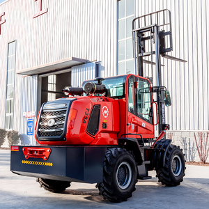 Envío Gratis Puerta a Puerta Compra al por Mayor Montacargas Diésel de 5 Toneladas 5000 kg con Tracción en las Ruedas, Certificación CE Eur5, para Todo Terreno con Neumáticos Todoterreno - Product Image 5