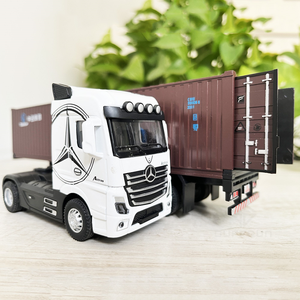1/36 Diecast Alloy Truck <strong>Toy</strong> Car Model Removable Engineering Transport Container <strong>Lorry</strong> Vehicle With Light Pull Back <strong>Toy</strong> for Boys - Product Image 3