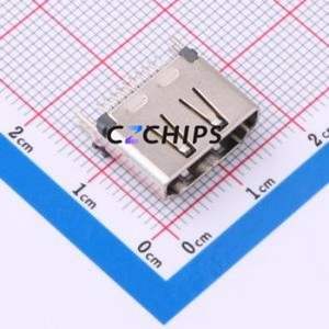 HDMI-GD-127PWB HDMI Connector SMD Connector ( Connector Type: HDMI-A )( Gender: Female )( Total Number of PINs: 19P ) - Product Image 1