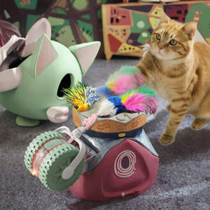 Giocattolo per Gatti a Gravità con Puntatore Laser per Esercizio Divertente al Chiuso - Product Image 3