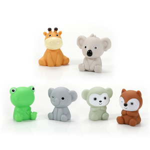 Ensemble de marionnettes à doigts pour enfants, jouets de bain pour bébés, jouets en caoutchouc souple à presser, jouets éducatifs pour l'apprentissage précoce, poupées de dessin animé - Product Image 5