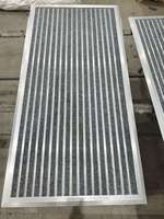 Tapis de sol en alliage d'aluminium de haute qualité pour entrée commerciale, tapis extérieur pour hôtel, banque, supermarché, hôpital, aéroport