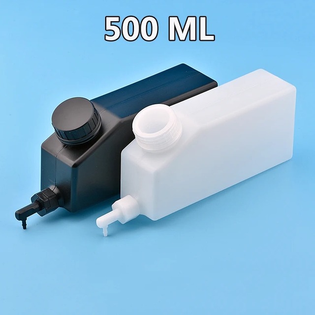 JACA 500ml Single Double Ink Outlet Empty Tank Eco Solvent Ink CISS System for Mimaki Roland UV Printer Ink Tank