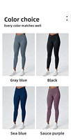 Nouveaux Leggings de Yoga Taille Haute pour Femmes, Anti-Transpiration, en Spandex et Nylon, Longueur Intégrale, Amincissants, pour la Course et le Fitness, Couleur Unie