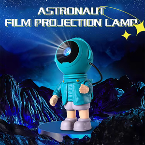 Lámpara Nocturna Infantil LED con Control Remoto, ABS, con Proyección de Olas Oceánicas, Luna, Cielo Estrellado y Astronauta, Regulable, para Uso en Hoteles - Product Image 2