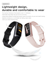 Jam Tangan Pintar New Trend C60 untuk Olahraga Layar AMOLED 1.1 inci, Panggilan BT, Pelacak Kebugaran, Tahan Air 3ATM, Gelang Pintar Kesehatan
