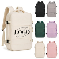 Sac à dos de voyage grande capacité avec logo personnalisé, multi-compartiments, imperméable, en tissu Oxford, pour ordinateur portable, pour hommes