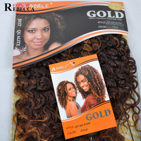 Extensions de cheveux synthétiques Noble Gold, cheveux synthétiques de haute qualité, vente chaude, lot de cheveux synthétiques