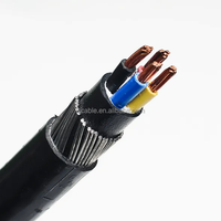 Großhandel Aluminium-Elektrokabel 0,6/1kV 4-adrig 25mm 70mm 120mm VV/VLV Armiertes Kabel für Elektrosysteme