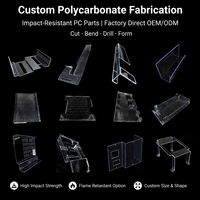 Carcasa Protectora de Policarbonato Transparente Personalizada para Electrónica, Cubierta Antipolvo para Tablero de Control Industrial