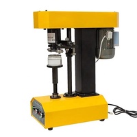 Máquina Selladora de Latas Eléctrica Semiautomática CHFJ-160 de Alta Calidad para Bebidas, Embalaje Ecológico en Caja de Madera