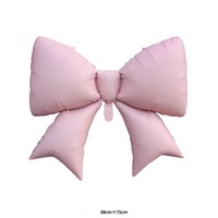 Ballons en aluminium bleu ciel en forme de cœur et nœud papillon, ballons à l'hélium pour la Saint-Valentin et les fournitures de fête de mariage
