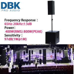 Indoor Outdoor Dual <span class=keywords><strong>8</strong></span>-Zoll-Lautsprecher 18-Zoll-Aktiv-Subwoofer Medium Line Array-Säulen lautsprecher 18-Zoll-Subwoofer-PA-System - Product Image 3