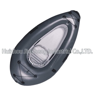 Kayak Inflable Plegable para 1 Persona, Material de PVC Ecológico, Estilo de Lujo, para Pesca y Deportes Acuáticos al Aire Libre, OEM/ODM - Product Image 2