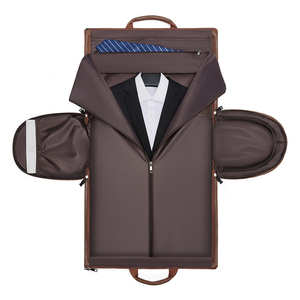 Venta al por mayor al aire libre PU cuero equipaje bolsa de viaje traje de negocios bolsa de los hombres bolsa de viaje de lona - Product Image 2