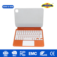 Nouvel étui clavier magnétique sans fil USB-C en alliage d'aluminium anti-déversement avec trackpad en verre pour iPad Pro 11" M4/M5, compatible OEM/ODM