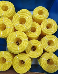 Hitech Rope Factory <strong>Truck</strong> Rope Twisted Polypropylene Rope for Cargo <strong>Straps</strong>, Boating and More Black Orange - Product Image 3