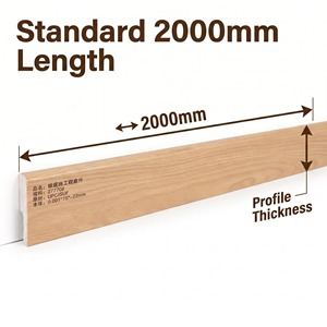 Moldura <span class=keywords><strong>de</strong></span> Pared <span class=keywords><strong>de</strong></span> <span class=keywords><strong>PVC</strong></span> <span class=keywords><strong>de</strong></span> Material Virgen <span class=keywords><strong>de</strong></span> Primera Calidad <span class=keywords><strong>de</strong></span> 2000 mm, Zócalo, Cornisa, Rodapié <span class=keywords><strong>para</strong></span> Decoración <span class=keywords><strong>de</strong></span> Paredes <span class=keywords><strong>de</strong></span> Lujo - Product Image 3