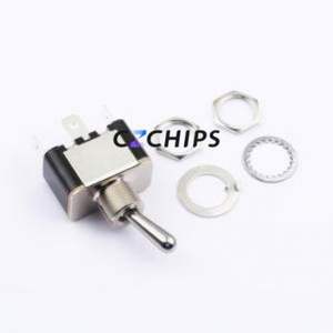 KN3(A)-102-AP-M-RS Toggle Switch Through hole Component (THT)-3P,28x16mm Switch - Product Image 2