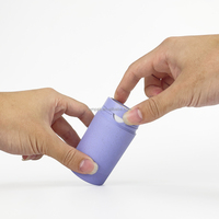Contenant de déodorant rechargeable de 45 ml, baril en papier, bâton de cire pour cheveux en paille de blé écologique, personnalisation, emballage cosmétique, flacon