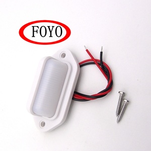 FOYO — lampe blanche de la <span class=keywords><strong>plaque</strong></span> d'immatriculation à 12 led, feu arrière pour bateaux, marches, camions, SUV, <span class=keywords><strong>remorque</strong></span>, Van, RV - Product Image 3