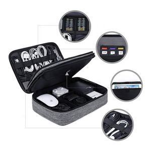 Multi-function Portable Tool Tote Bag Water Resistant Tool Kit Tote Organizer for Hard Drives Cables <b>Charger</b> - Product Image 1