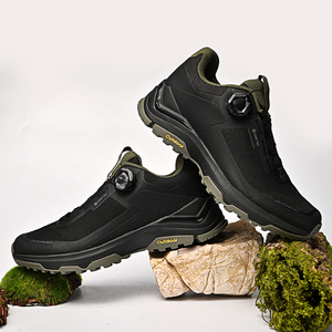 Chaussures de randonnée classiques à coupe basse, baskets de chasse, semelle extérieure en caoutchouc, haute qualité, imperméables, unisexes, hiver/été, amortissantes, anti-odeurs - Product Image 4