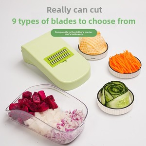 Nuovo Tritatutto Manuale 2026, Affettatrice Multifunzione, Mini Utensile da Cucina per Tagliare Frutta, Cipolle, Verdure, Aglio, <span class=keywords><strong>Limone</strong></span> - Product Image 4