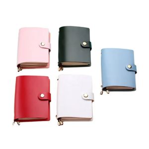 Usine en gros mode Portable bouton de poche en cuir PU A7 cahier de papier pour journal Journal bureau cadeau affaires - Product Image 1