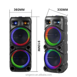 AO-1299新款私人模型工厂批发双12英寸家庭影院系统电池扬声器带发光二极管灯 - Product Image 4