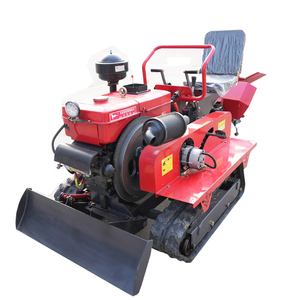 Multifunction 25 35HP Farm Mini Tractor Farming Equipment <b>Cultivators</b> Tiller Rotary Crawler for Sale - Product Image 3